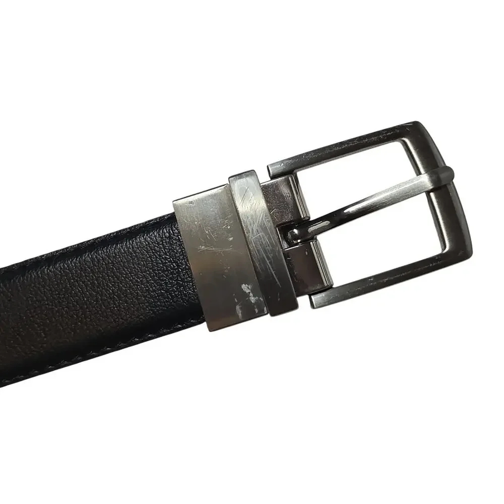 Boys Dress Belt Reversible Brown Black Leather Size Small 22